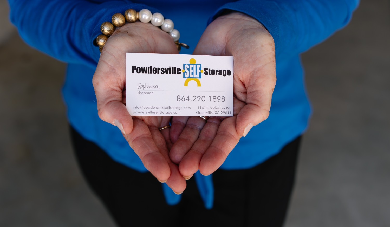 Happy customers at Powdersville Self Storage